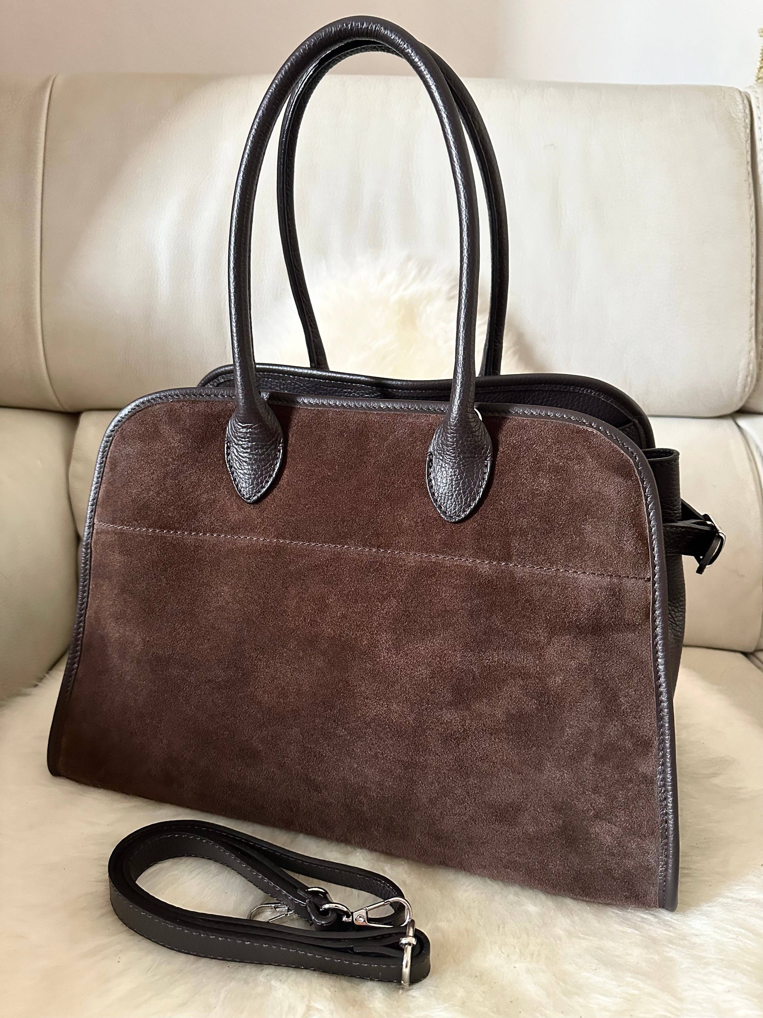 Zhade - Vendita all'ingrosso Borsa con manico - Donna - MEGAN BIG - pelle e suede2