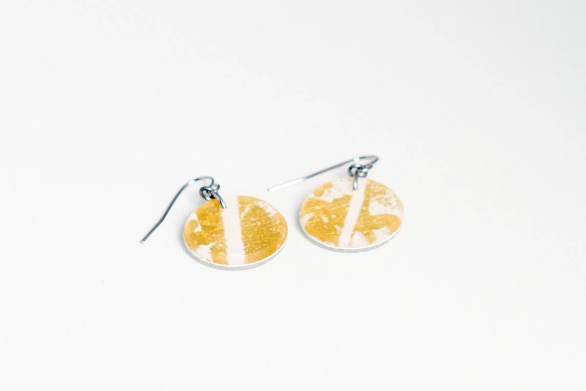 dconstruct - Vente Boucles d'oreilles pendantes - Boucles d'oreilles Ecoresin - Cercle30
