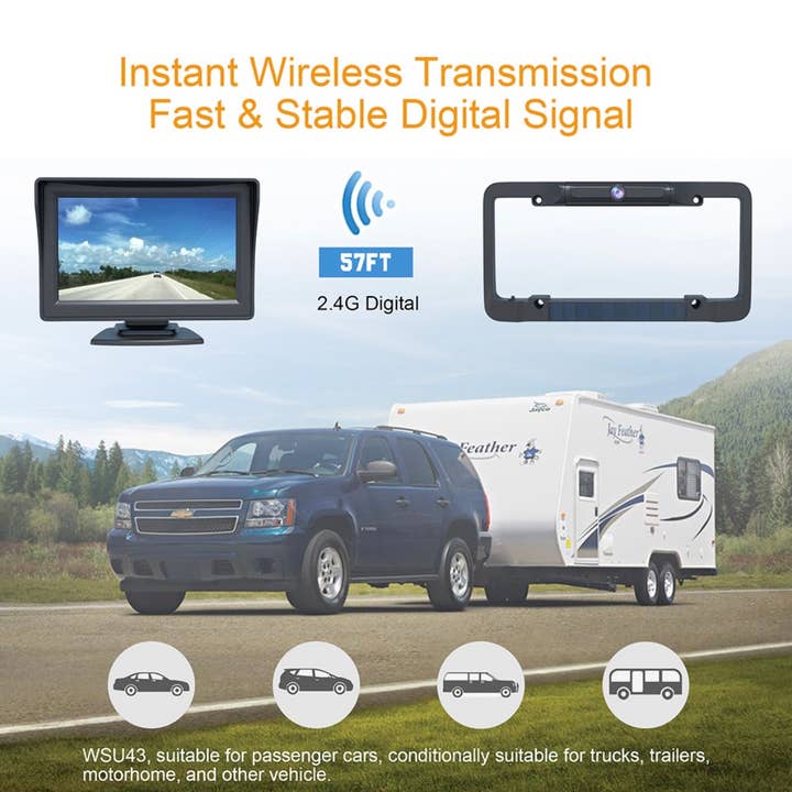 Solar Wireless Back up Camera for wholesale by D R D