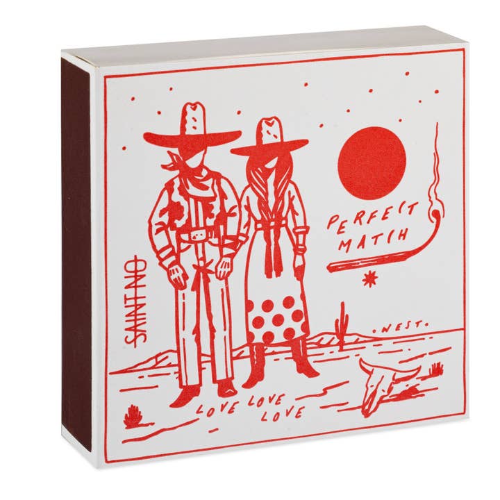 Archivist Gallery | Australia - Wholesale Matches - Cowboy Perfect Match | Square Matchboxes1