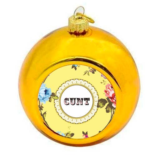 ART WOW - Wholesale Ornament - Christmas Baubles 'See You Next Tuesday'