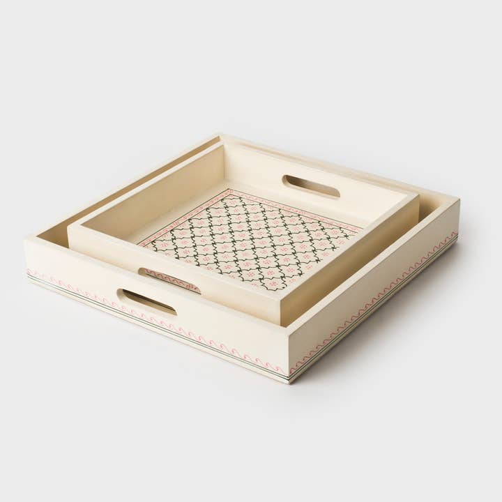 Mela Artisans - Wholesale Decorative Tray - Mehndi Trays