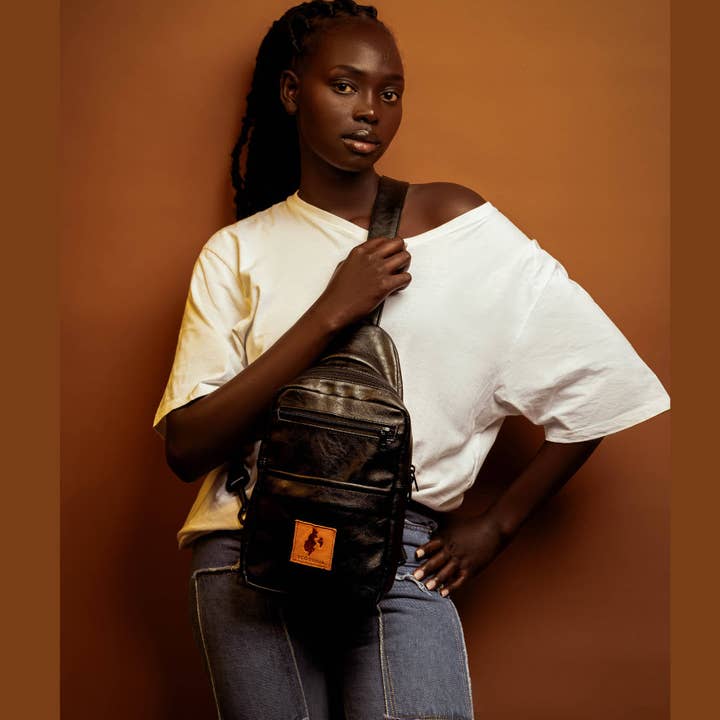Ecodunia - Wholesale Crossbody Bag - Unisex - Large Vegan Leather Crossbody Sling Bag | Umoja13