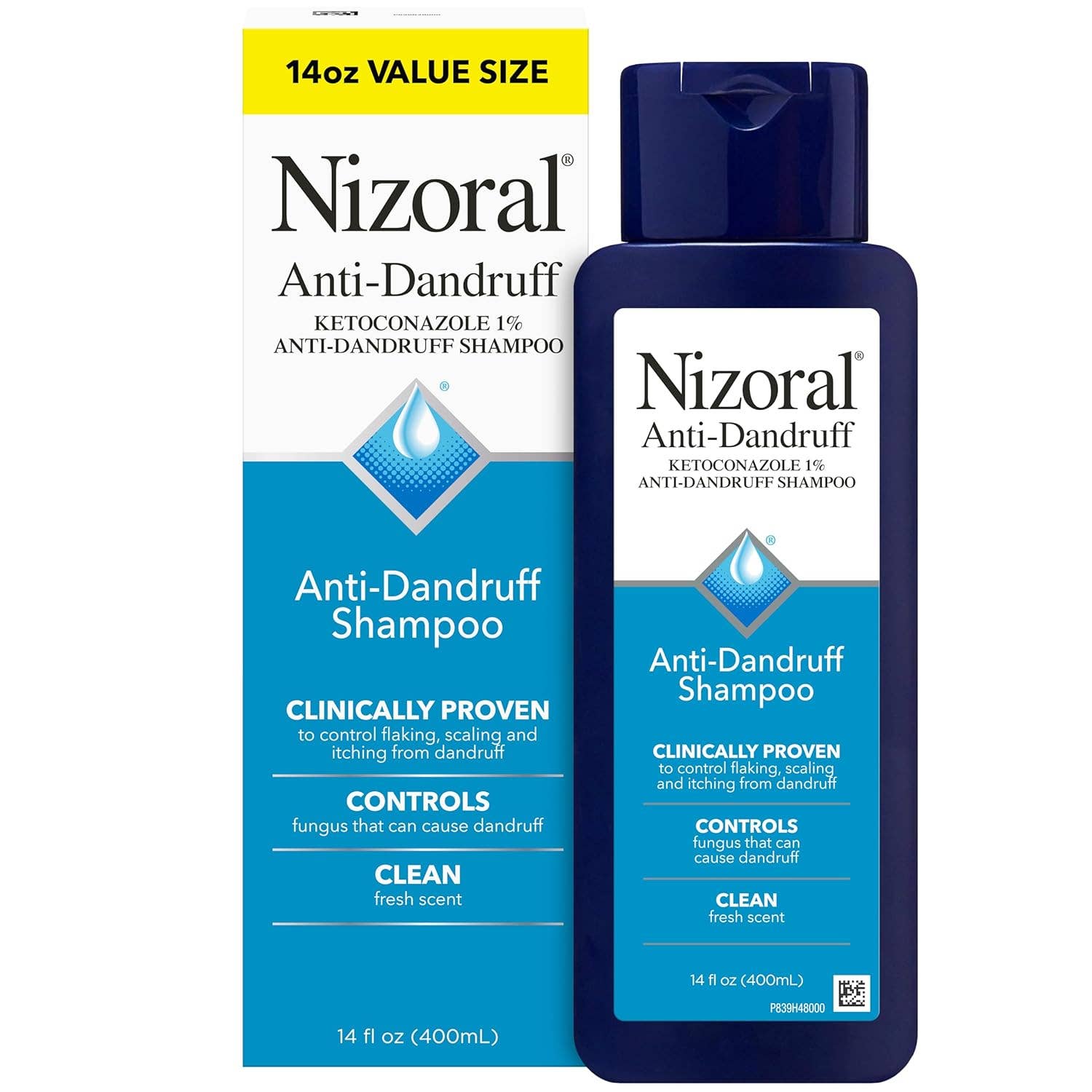 MEHIAZ - Wholesale Hair Shampoo - Nizoral Anti-Dandruff Shampoo 14 oz – 1% Ketoconazole0