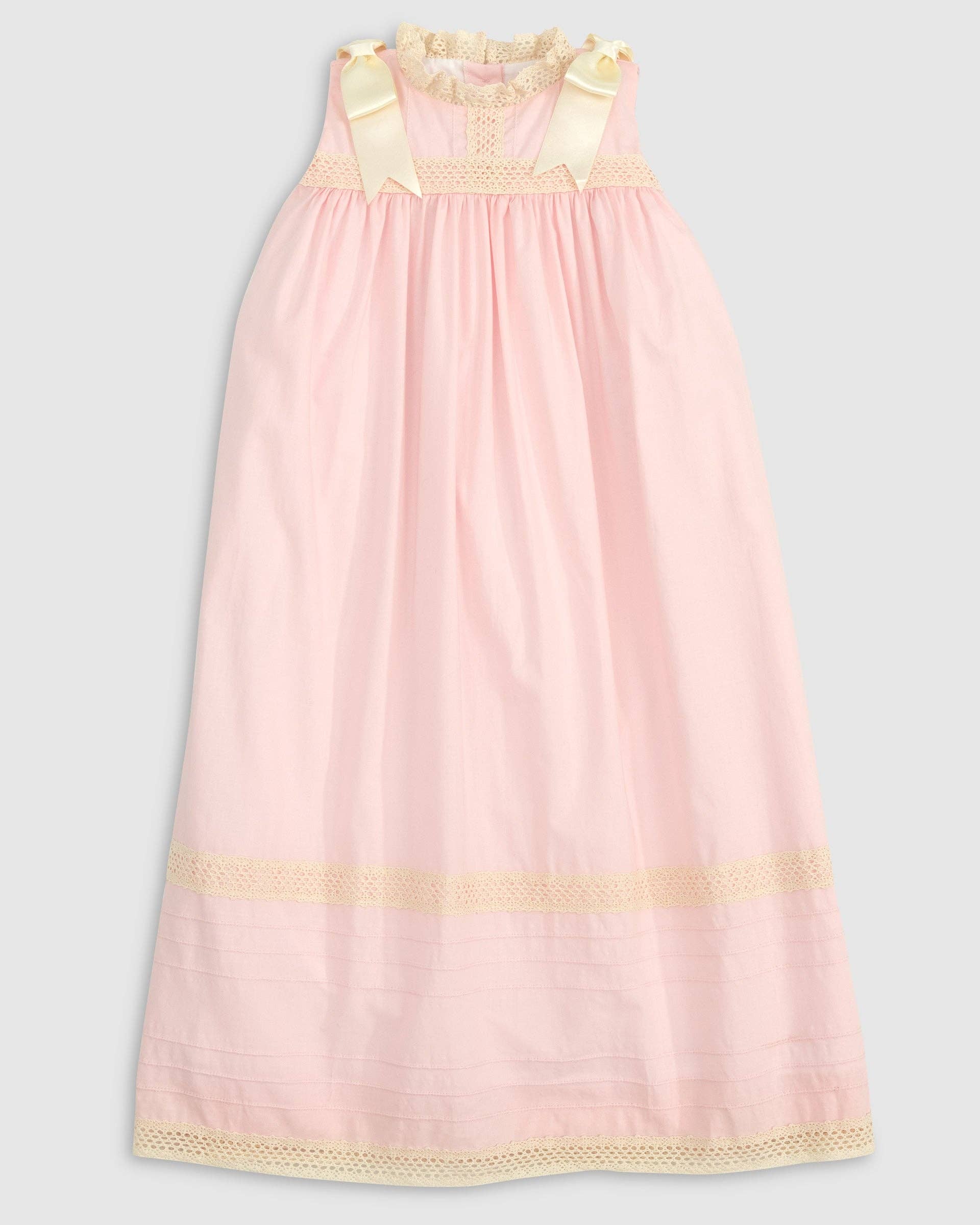 Posh Pickle - Wholesale Dress - Kids - Cambridge Pink Sleeveless Heirloom Dress6