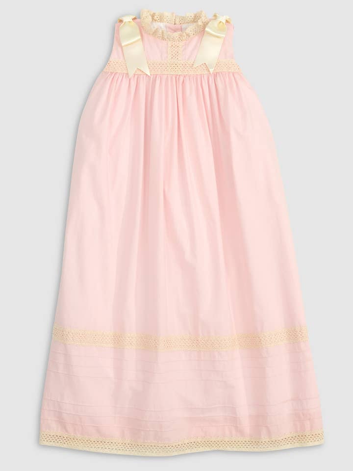 Posh Pickle - Wholesale Dress - Kids - Cambridge Pink Sleeveless Heirloom Dress6