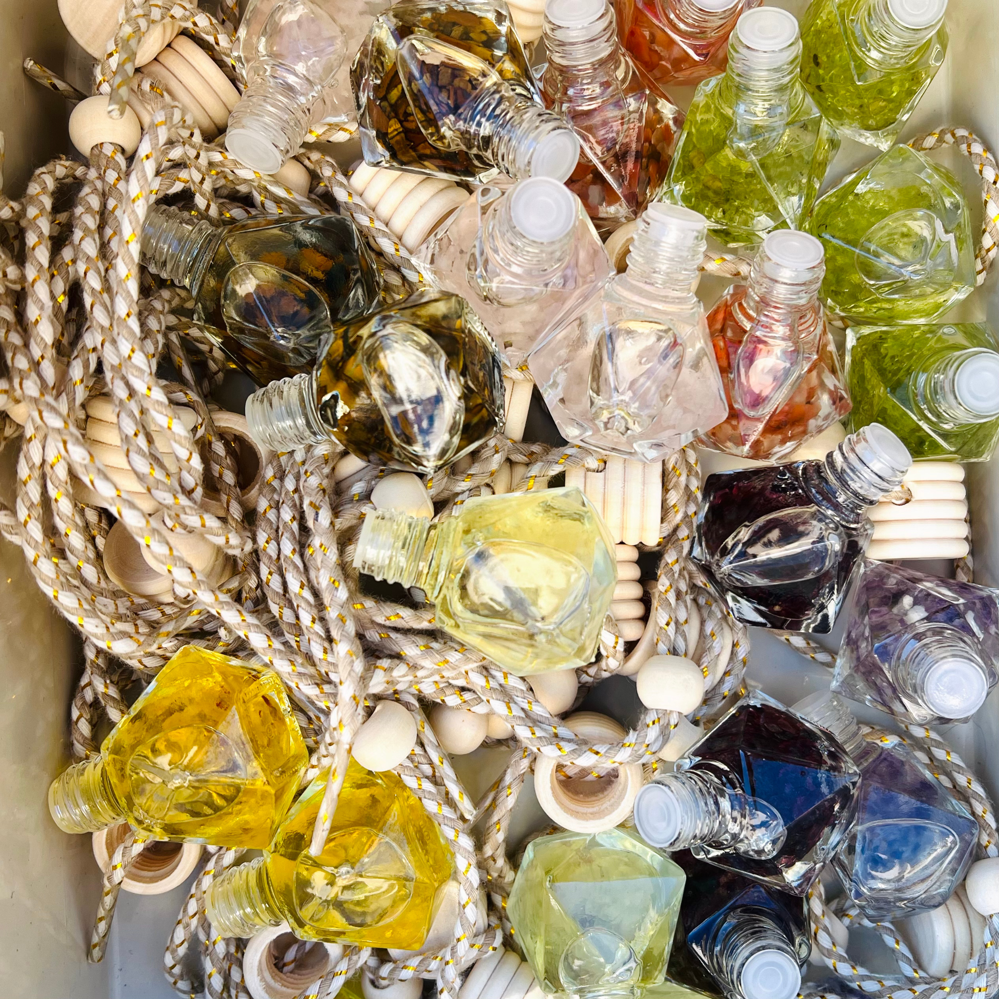 Scented Gems - Vendita all'ingrosso Deodorante per auto - Unisex - Diffusore per auto con cristalli | Profumatori per auto Gem5