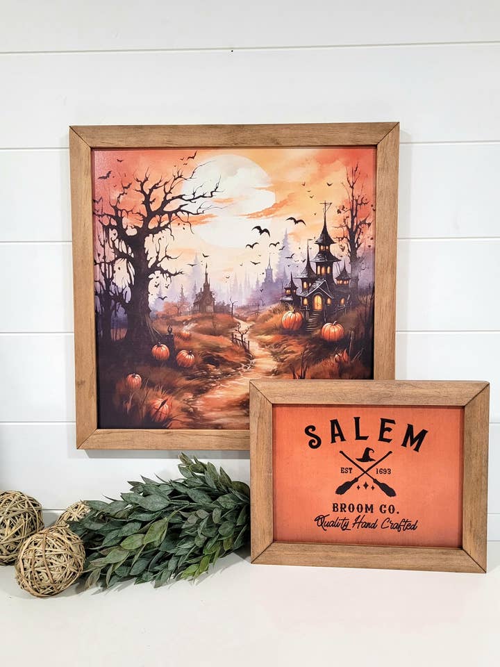 Ensemble de panneaux d'Halloween #4 pour la vente par Jolie Mae Collections