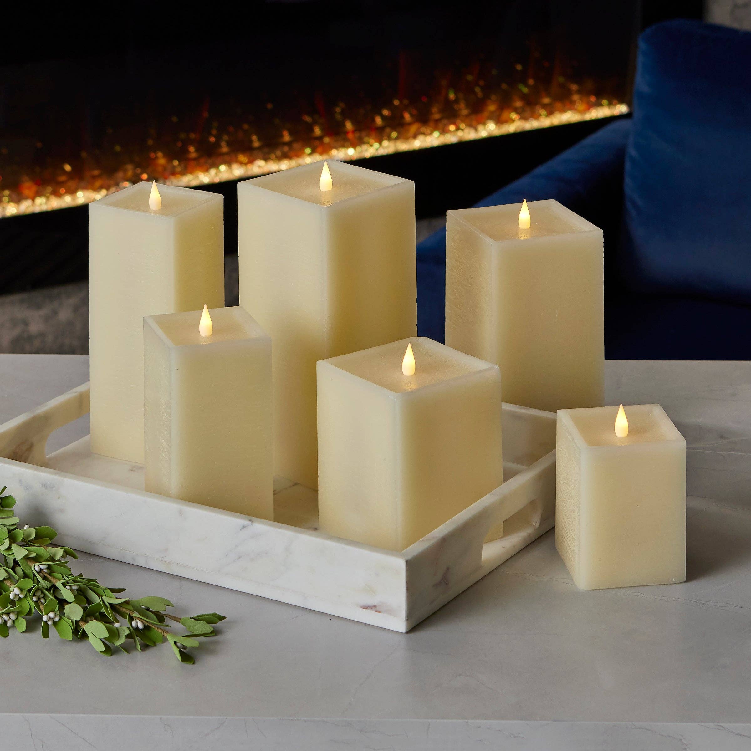 Seasonal LLC - Wholesale Flameless Candle - Classic Motion Flameless Square Candle4