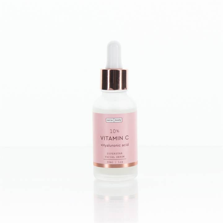 Vitamin C + Hyaluronic Acid Superstar Facial Serum for wholesale by ZetaBody