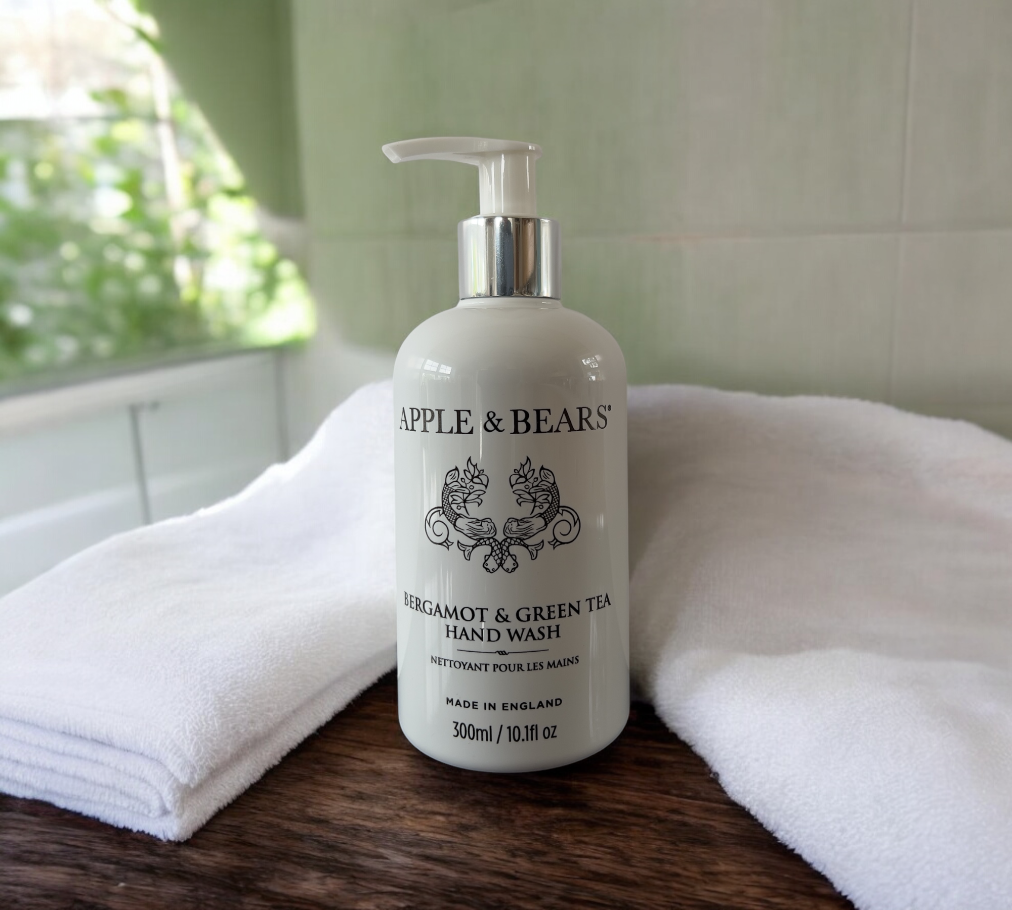 APPLE & BEARS - Venta al por mayor Jabones de manos - Jabón de manos con bergamota y té verde 300 ml/10.1 fl oz3