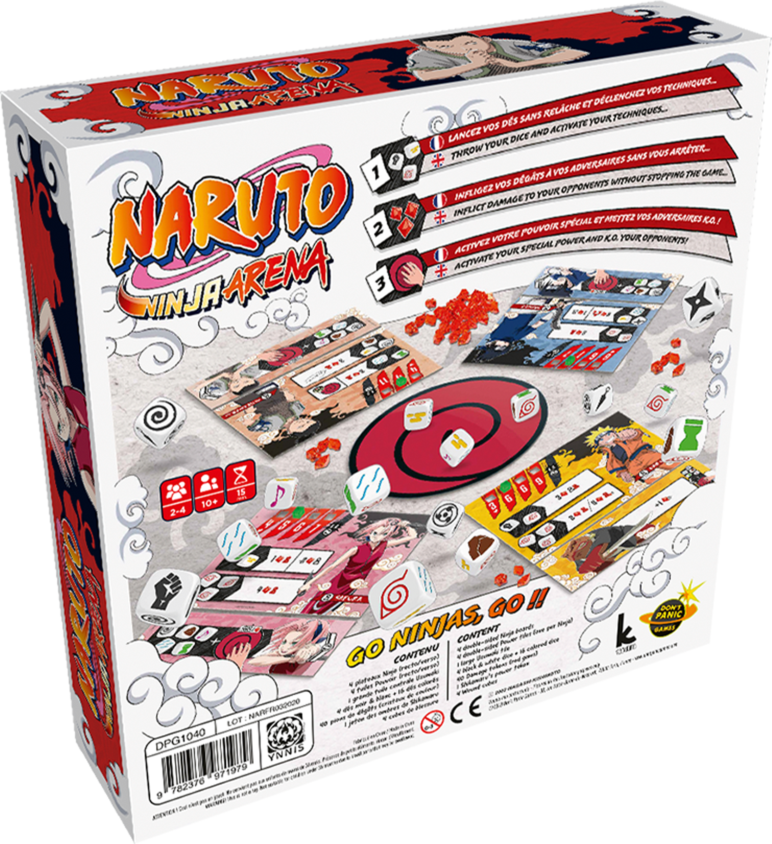 Japanime Games - Wholesale Board Game - Naruto Ninja Arena - NEW FORMAT! - Boardgame1