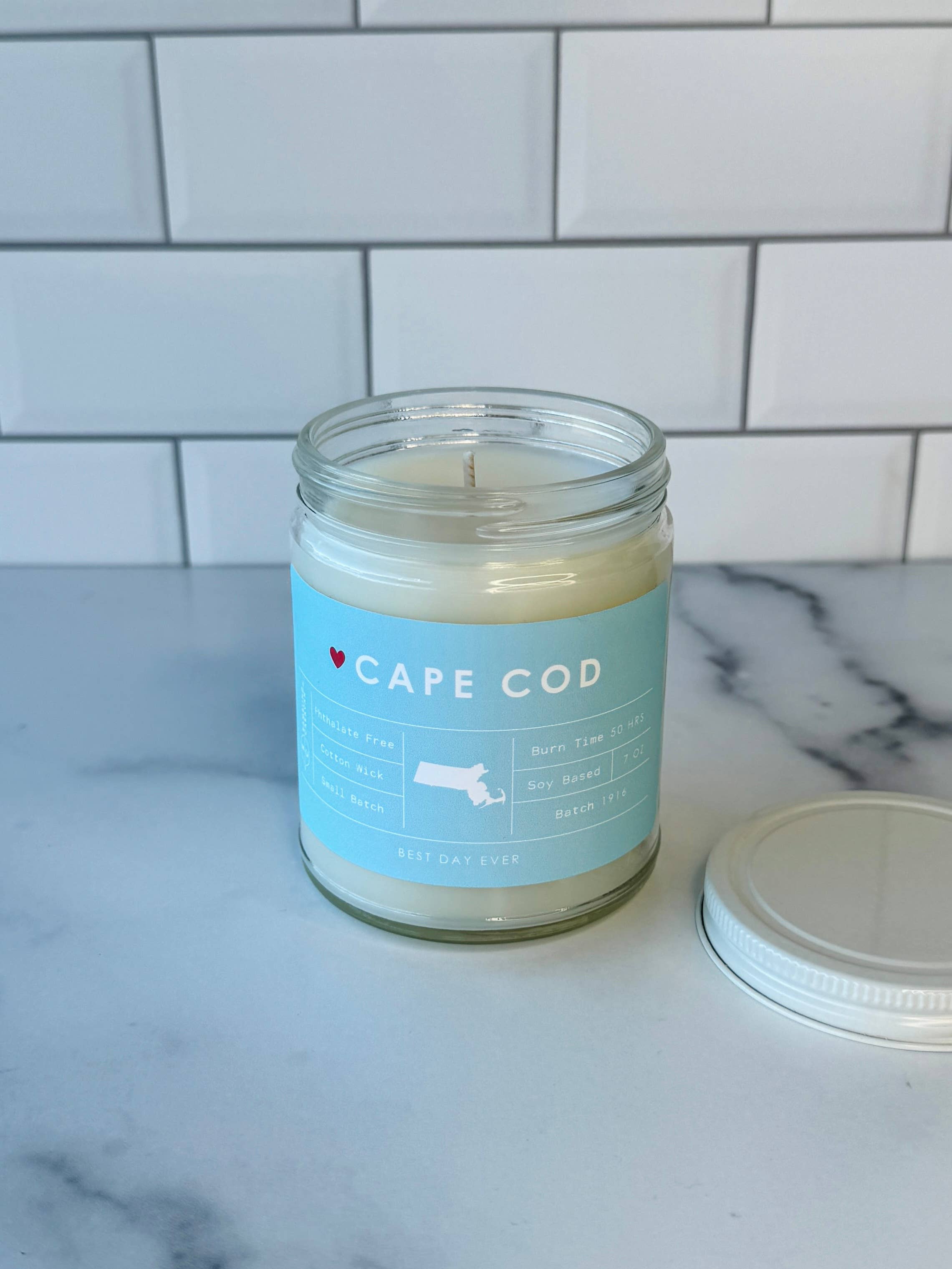 Rambling Caravan – Vela em jarro/copo por atacado – Cape Cod, MA Vela8