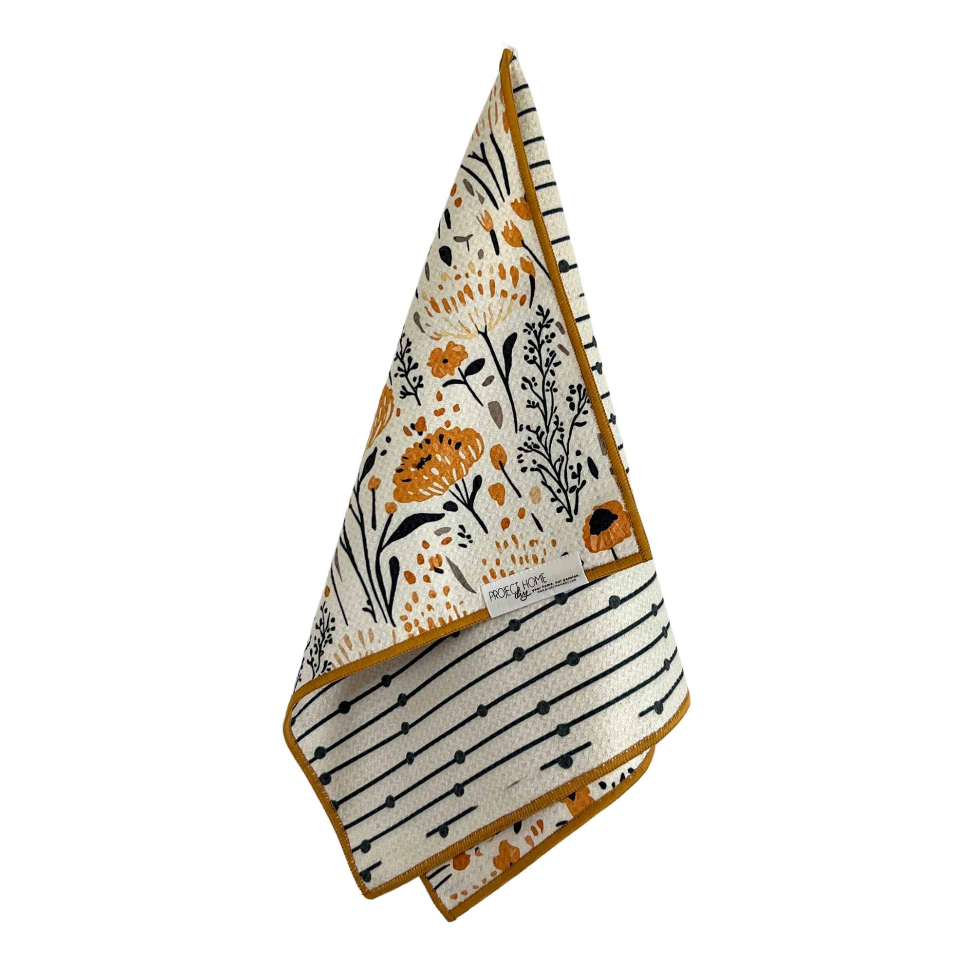 Project Home DIY / Towel Collective - Wholesale Tea Towel - Marigold Mania | Waffle Weave Microfiber Hand Towels – Kitchen & Bath4