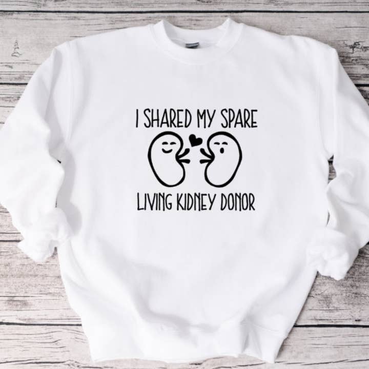 Sweat-shirt Donate Life, Donate Life, Donateur vivant, Donateur de rein, Sweat, Sweat unisexe pour la vente par Brandi Dai Designs
