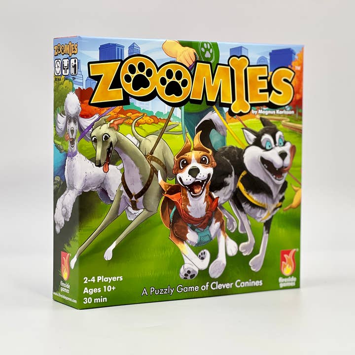 Fireside Games - Wholesale Board Game - Zoomies - Strategic Dog-Themed Board Game