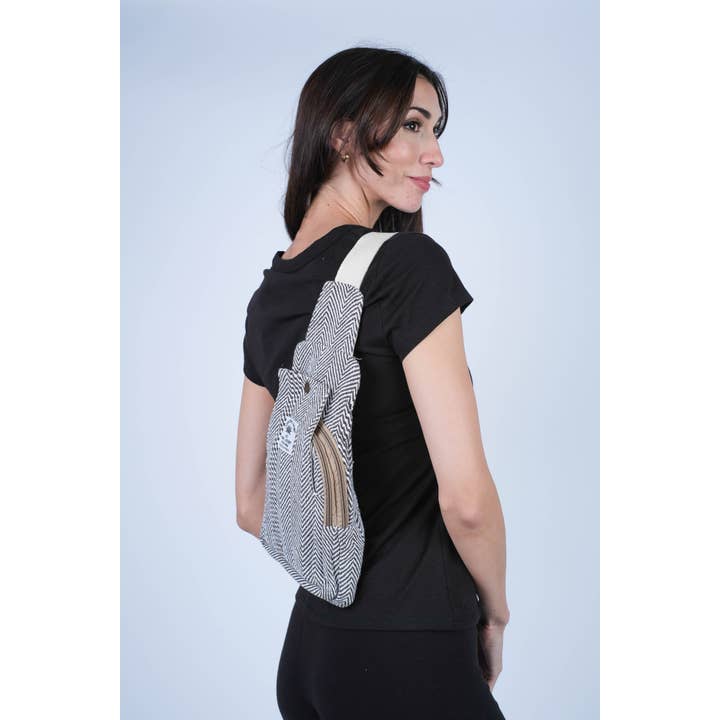 Sacred Threads - Wholesale Crossbody Bag - Women's - Minimalist Hemp Sling Pack4