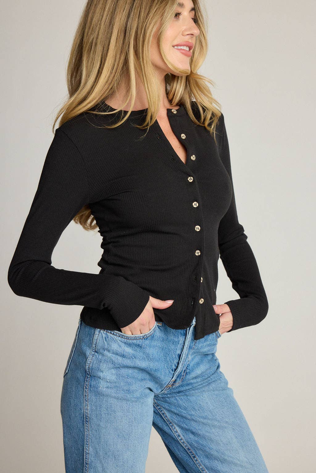 Serena Cardigan - Black for wholesale on Faire2