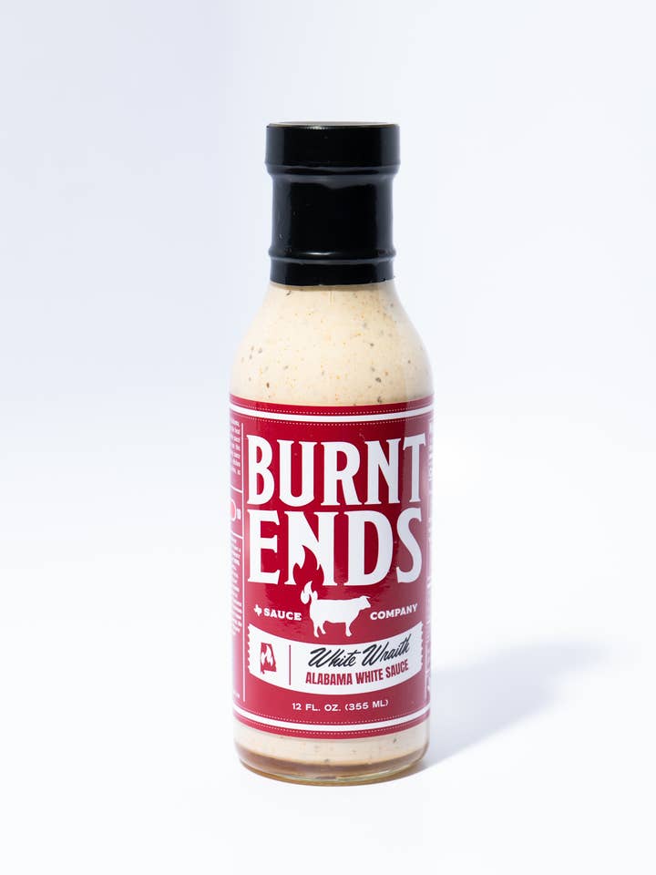 Burnt Ends - White Wraith Alabama White Sauce for wholesale by Mikey V's Foods