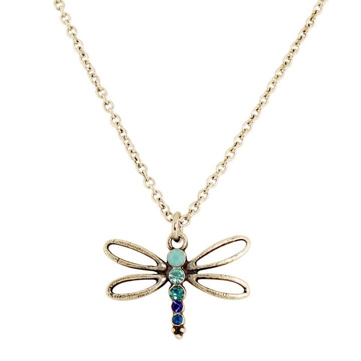 Baked Beads - Wholesale Pendant/Charm Necklace - Crystal Dragonfly Necklace