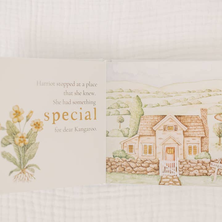 Calla Press Publishing LLC - Wholesale Preschool Book (3-5) - Harriot Hare: A Children's Board Book by Knox, Gold Foil3