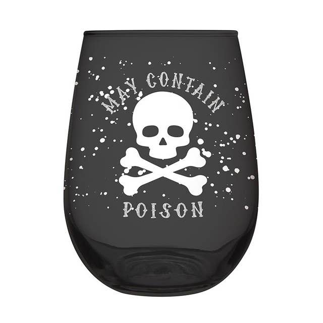 Stemless Wine Glass - Poison for wholesale by Angle