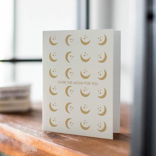 Lemon Milk Paper Co - Vendita all'ingrosso Biglietti d'amore - Carta Over the moon for you1