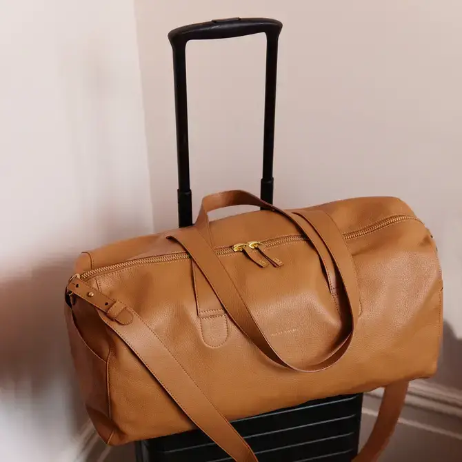 Minor History - Wholesale Weekender Bag - Unisex - The Getaway Duffle - Saddle4