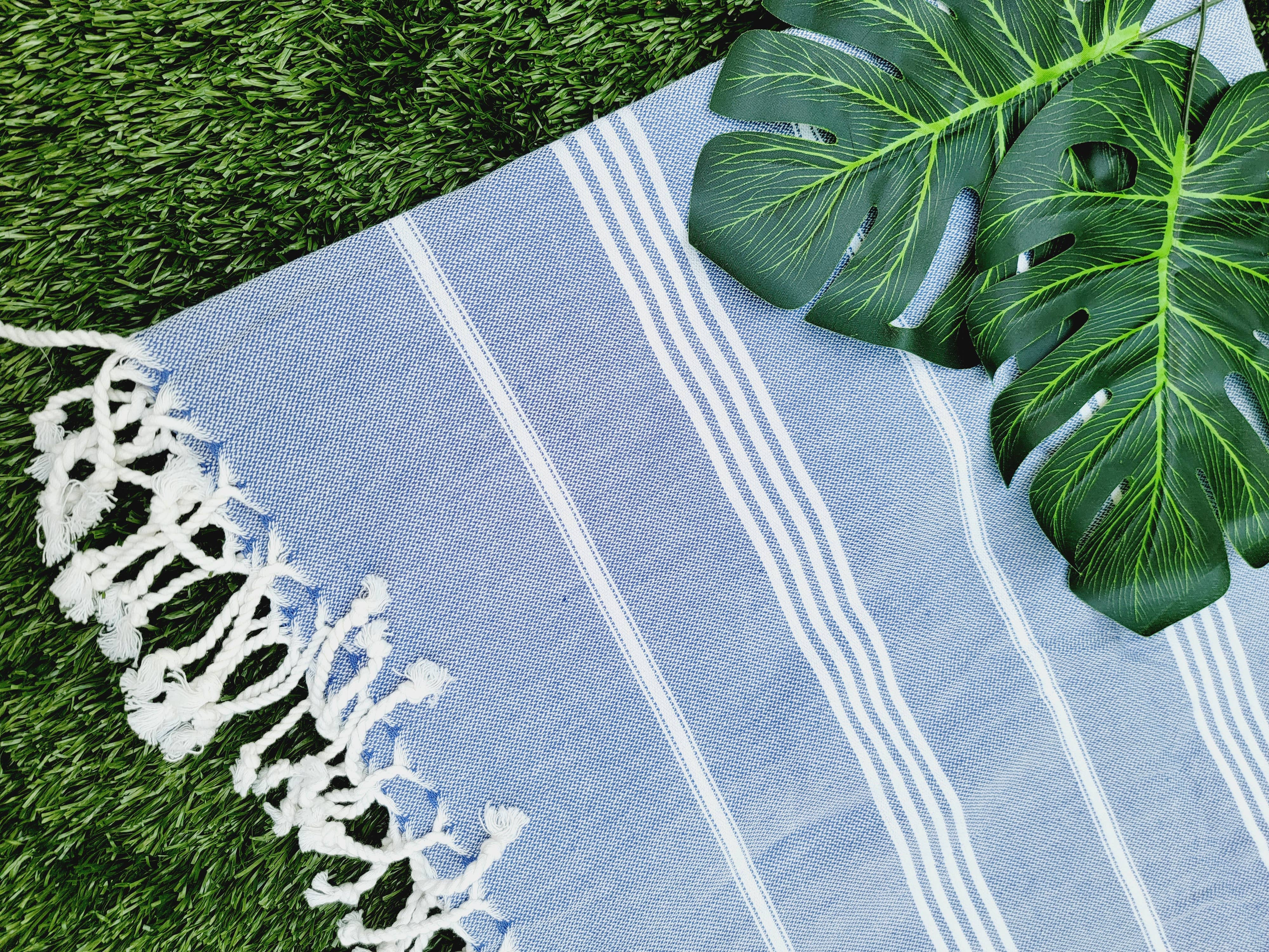 EBRU Home - Vendita all'ingrosso Plaid - Set da 5 Plaid/Coperte in Cotone Turco Prelavato – Colori Assortiti16