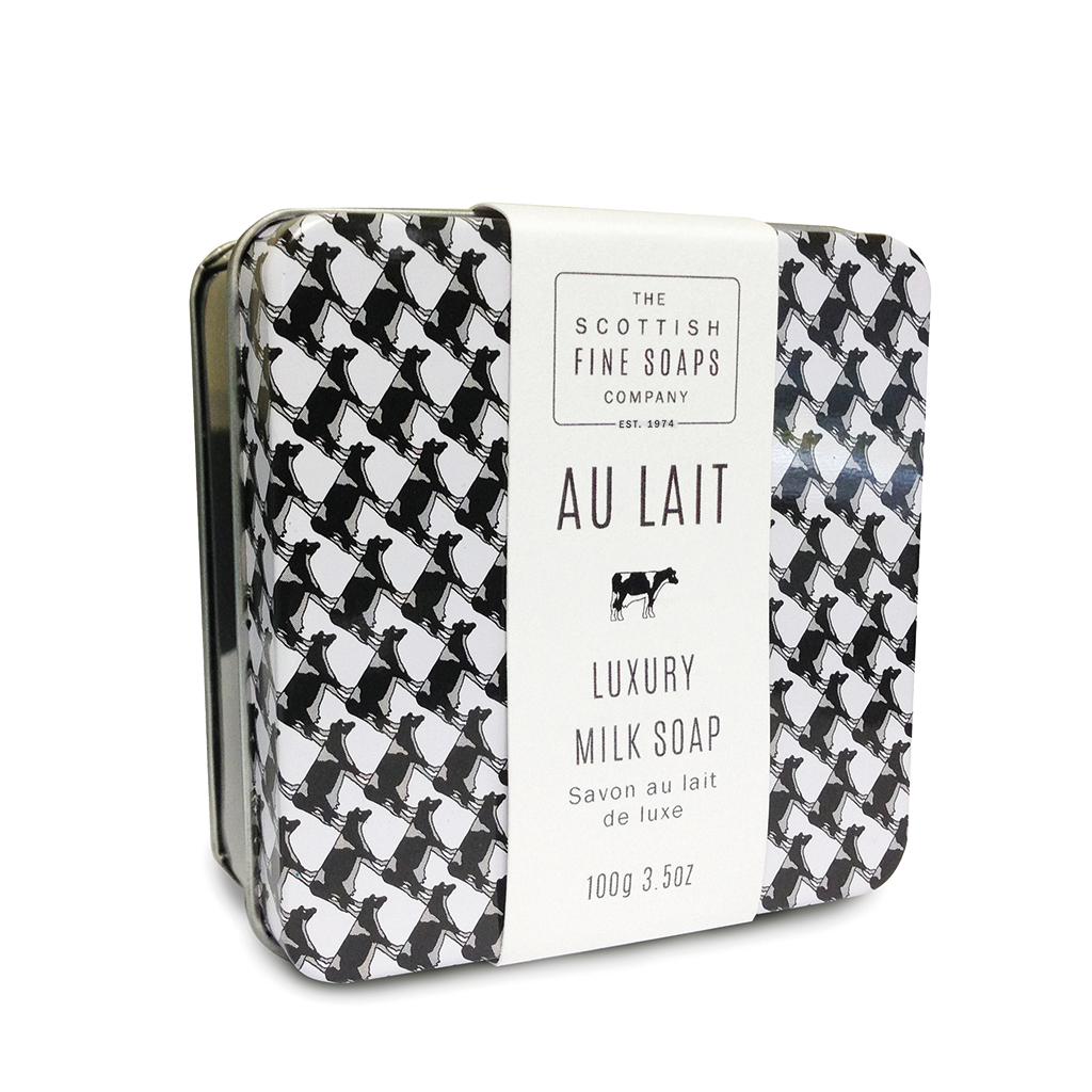 Scottish Fine Soaps – wholesale Bar Soap – Au Lait Soap In A Tin0