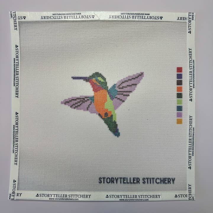 Storyteller Stitchery - Vendita all'ingrosso Attrezzatura per ricamo/punto croce - Colibrì — Tela per Ricamo a Punto Croce Stampata (Piccolo Design)