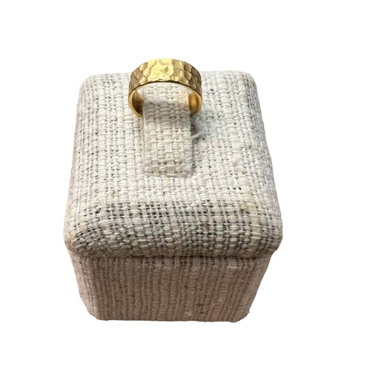 Baizaar - Wholesale Cuff/wrap earrings - Hammered Ear Cuff - Sterling Silver & Gold