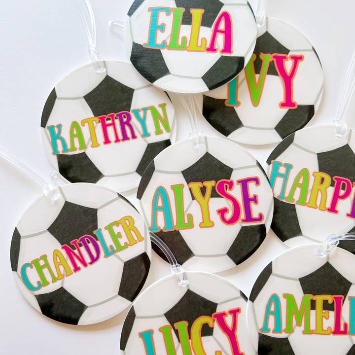 Simply Adoorable Designs - Wholesale Gift Tag - Soccer Bag Tag