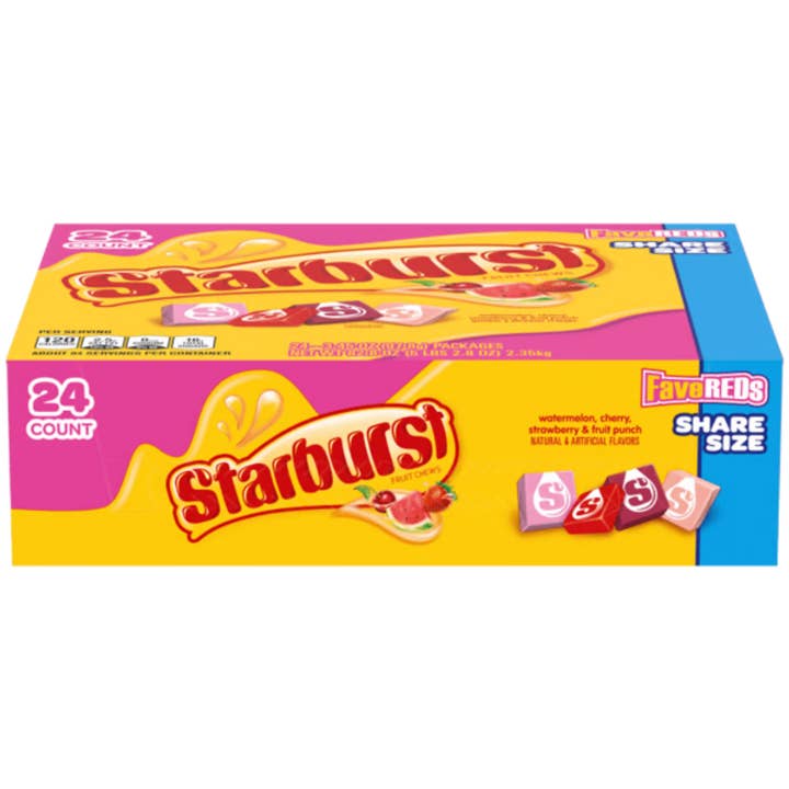 I Got Your Candy - Wholesale Gummy - Starburst Fave Reds Share Size 3.45oz - 24ct