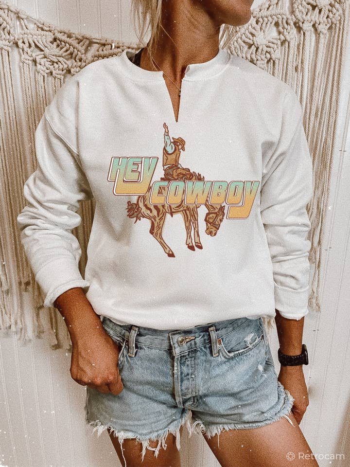 Sudadera Hey Cowboy para venta al por mayor de Magnolia Ranch Originals