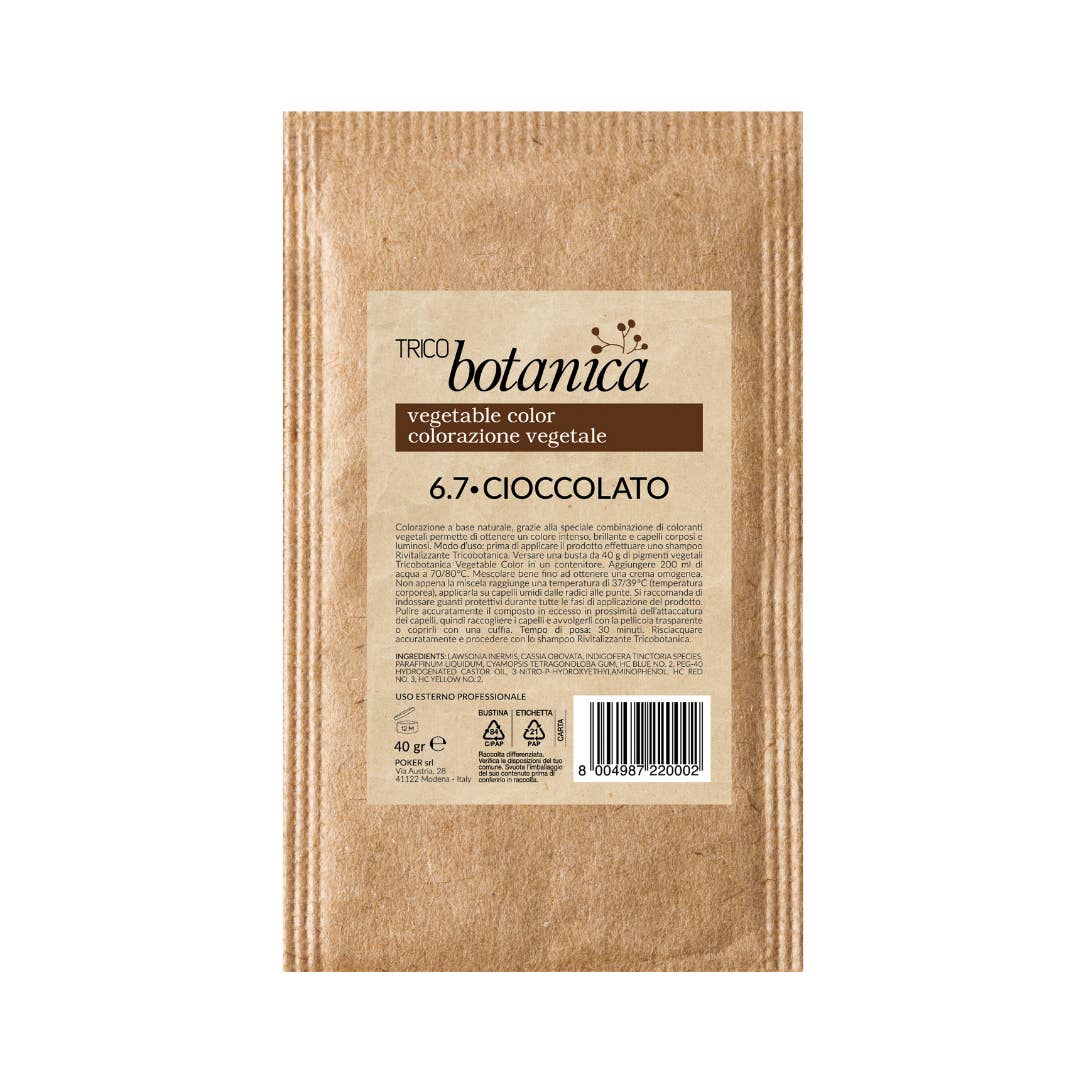 Trico Botanica - Wholesale Hair Dye - Trichobotanica - VEGETABLE COLOR 40GR - chocolate
