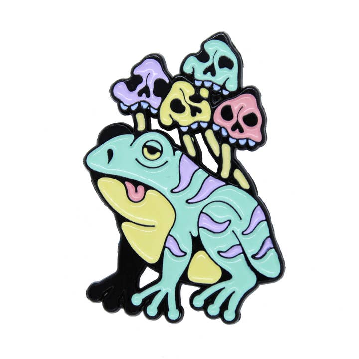 Badge Pin Esmalte de Lappel Cogumelo por atacado de Cousins Collective