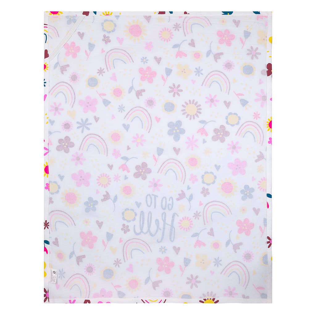 Funatic - About Face Designs - Nice Enough Merch Co - Wholesale Tea Towel - Go To Hell Tea Towel | Funatic3