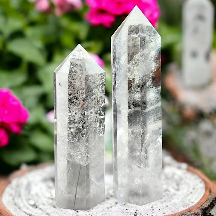 Doppelendiger Quarzkristall für den Großhandel von Magic Moon