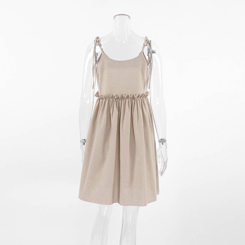 Hope & Sunshine - Wholesale Dress - Women's - Cotton Linen A-Line Sundress2