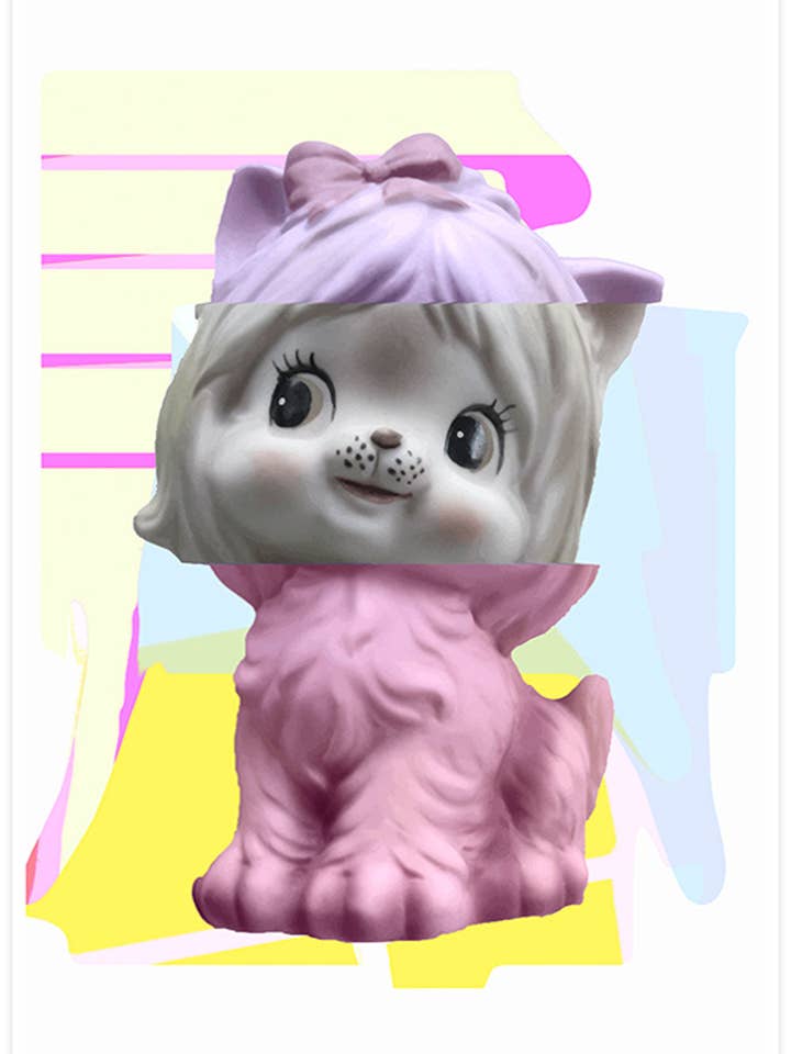 Kitty Splice 2 Glitch-tryk for engroshandel hos The Underdog Print Shop