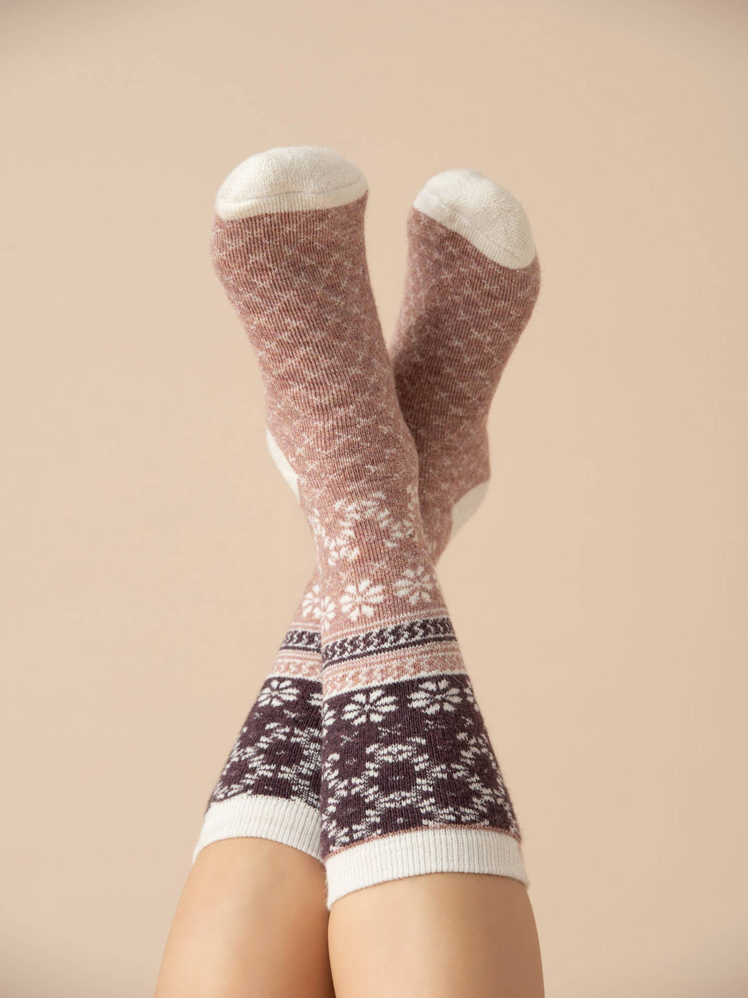 WUAMAN - Alpaca - Wholesale Socks - Unisex - Nordic Alpaca Socks | Full Cushion | Crew Sock 1