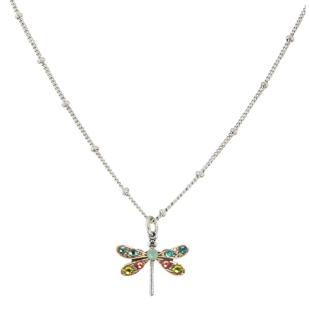 Baked Beads - Wholesale Pendant/Charm Necklace - Crystal Dragonfly Necklace3
