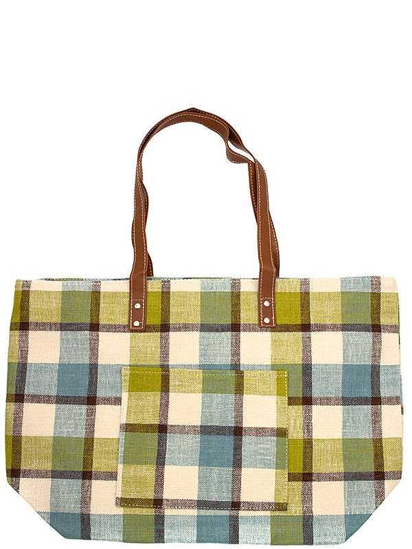 SAC FOURRE-TOUT À CARREAUX 571 pour la vente par anbfashion