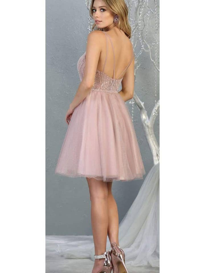 LA Merchandise – wholesale Dress – Women's – Graduation Embellished Dress -LA1800