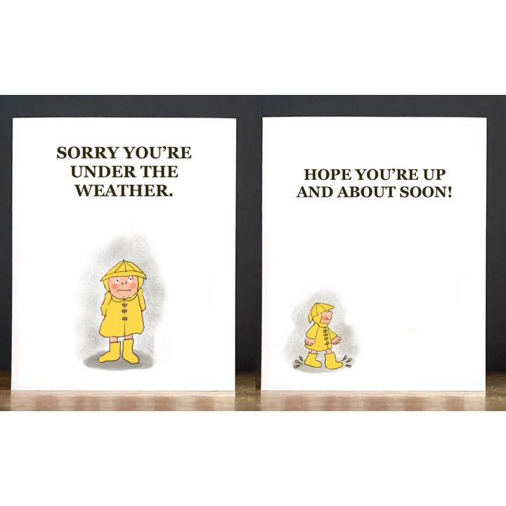 Get Well: Under the Weather for wholesale by Cards by Charlot
