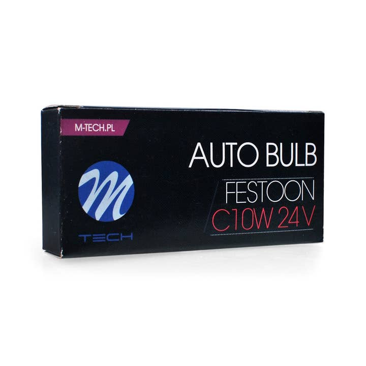 S&U FairTrade UG - Wholesale Light Bulb/Puck - Light bulb M-TECH C10W 41mm 10W T11x41 SV8.5 CLEAR 24V2