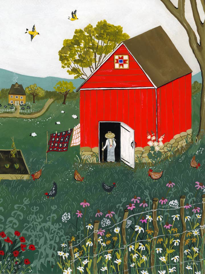 Goldfinch Hill Farm for wholesale by Chimney Smoke Art