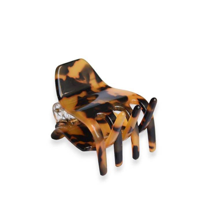 Plastic-free Hairclaw | Hair Clip Small | Dark Tortoise |Leo for wholesale by Maisonette