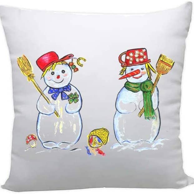 Housse de coussin de Noël Gilbin avec coussin, (16 x 16) pour la vente par Gilbin